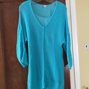 Chicos Long V-Neck Top with matching Tank Top